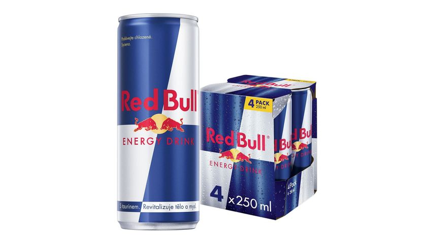 Red Bull Energetický nápoj | 4 x 250 ml