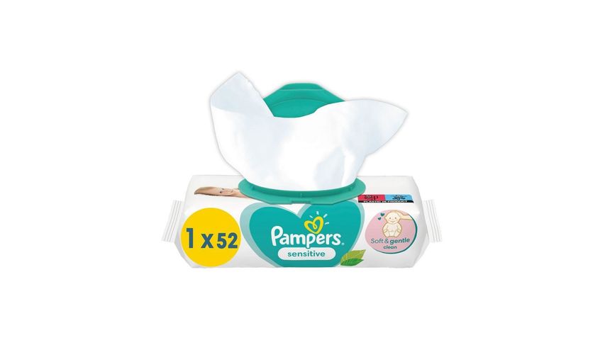 Pampers Sensitive Nedves Törlőkendő, 1 Csomag ''''= 52 db