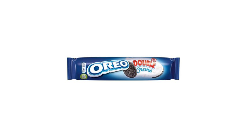 Oreo Double Creme vanília ízű töltelékkel töltött kakaós keksz 157 g