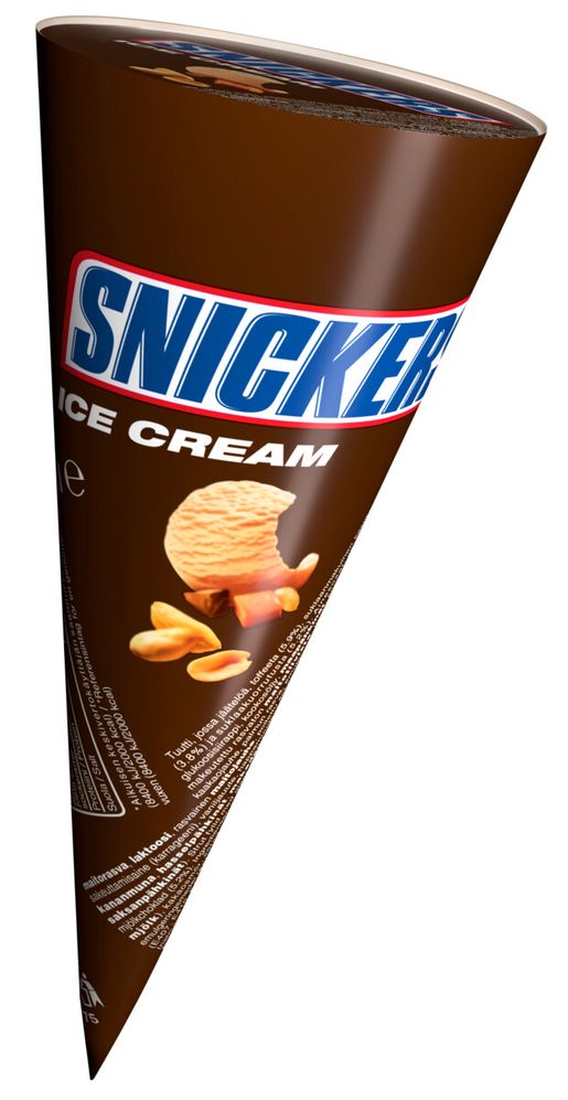 Buy Snickers Ice Cream Cone, 110ml Online in Oman | Talabat Oman
