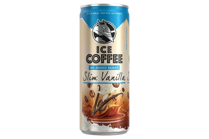 HELL Ice Coffee Slim Vanilla UHT Bourbon vanília ízű ital tejjel, kávékivonattal 250 ml