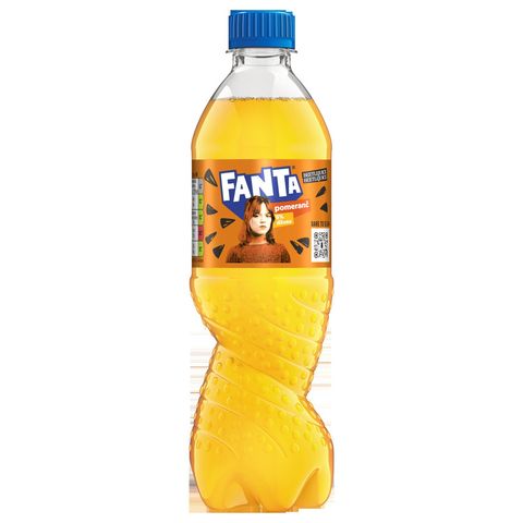 Fanta Carbonated Orange Flavoured Soft Drink 500 ml