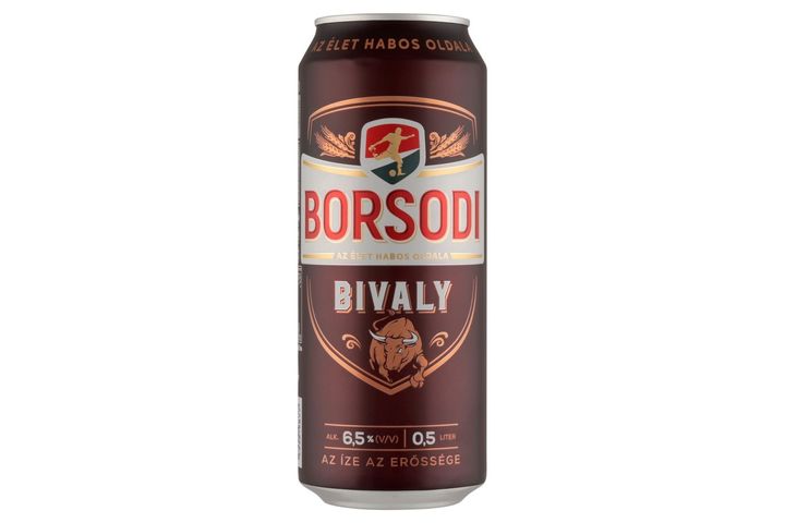 Borsodi Bivaly minőségi világos sör 6,5% 0,5 l