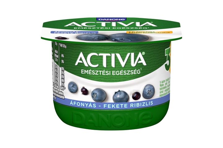 Danone Activia élőflórás áfonyás-fekete ribizlis joghurt 125 g