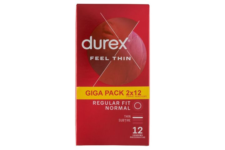 Durex Feel Thin óvszer 2 x 12 db 