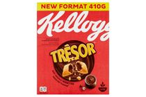 Kellogg's Trésor Cereal Pillows Made of Mixed Grains with Chocolate Hazelnut Filling 410 g