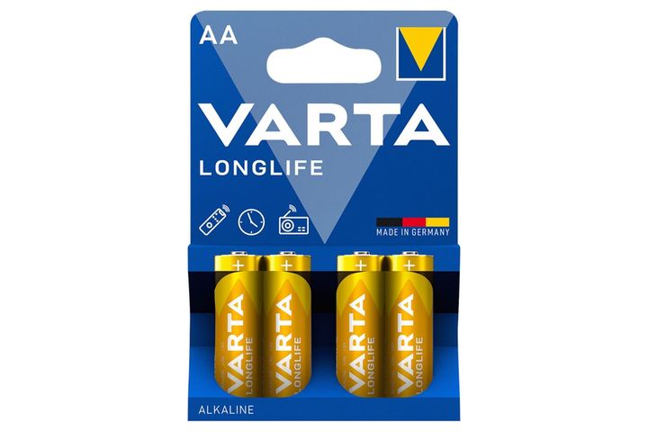 Varta Longlife AA LR6 1,5 V High Performance Alkaline Battery 4 pcs