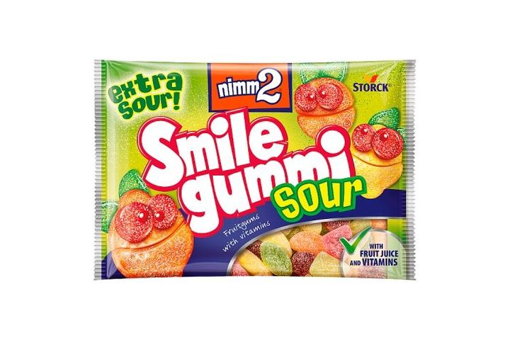 Nimm2 Smile Gummi Kyselé želé bonbóny | 100 g