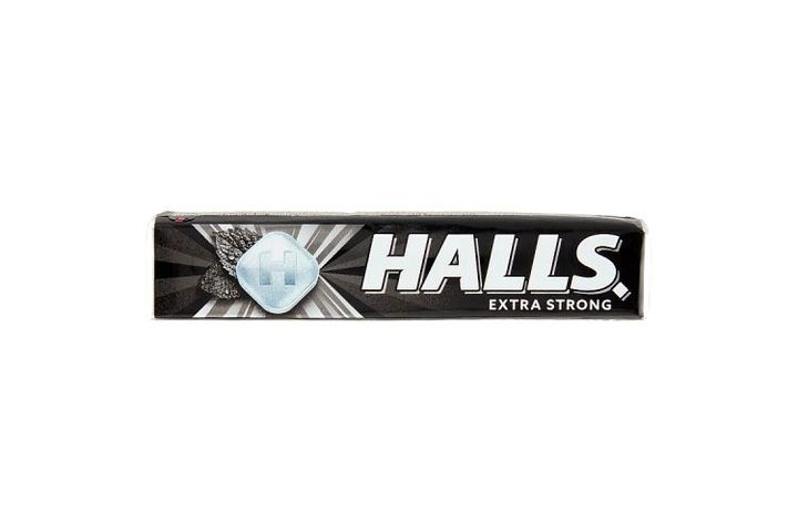 Halls Extra Strong Menthol-Eucalyptus Flavoured Drops 33,5 g