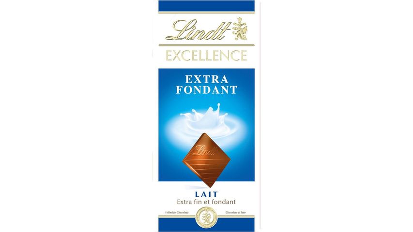 Lindt Excellence Extra Fine Milk Chocolate 100 g