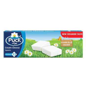 Puck Squares Cream Cheese 12 Pcs