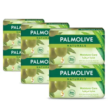 Palmolive Naturals Aloe & Olive Bar Soap 6×120g