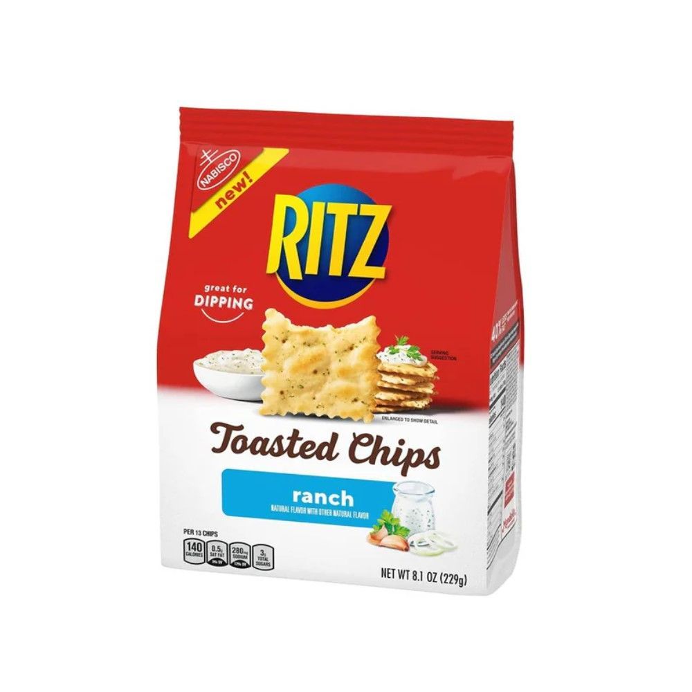Toasted Ritz Rance Chips Buy Nabisco Ritz Ranch Flavor Toasted Chips, 229g Online in UAE ...