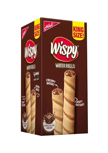 Hilal Foods Wispy Wafers Roll Chocolat 10x21.6g