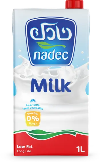 نادك حليب طويل الأجل قليل الدسم 1لتر