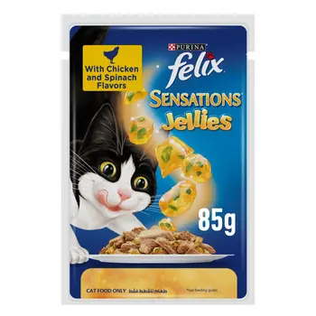Felix SENSATIONS Chiken Spinach 85g
