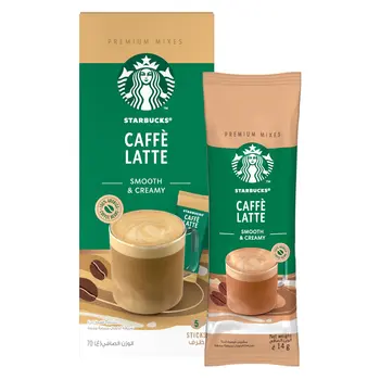 Starbucks Caffe Latte Mix Multipack 14 g x5 Pack