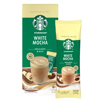 Starbucks White Mocha Mix Multipack 24 g x5 Pack