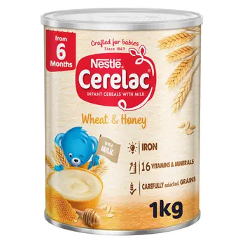 Nestle Cerelac Infant Cereals with milk - Wheat & Honey 1KG