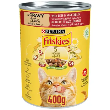 Friskies Cat Food Beef & Chicken & Vegetable 400 g