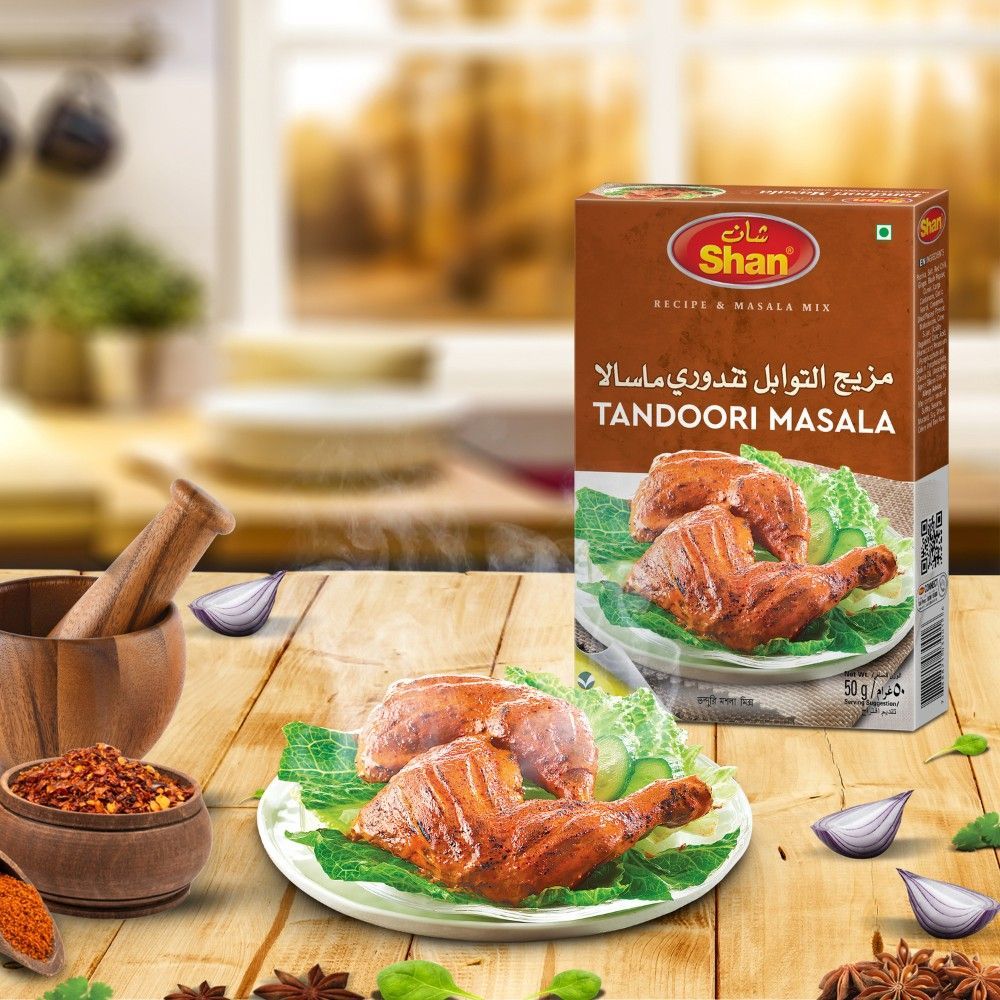 Buy Shan Tandoori Recipe Masala Mix, 50g Online in Bahrain