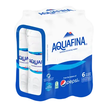 Aquafina Bottled Drinking Water, 1.5L × 6Packs