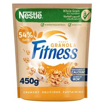 Nestle Fitnessgranola With Honey Breakfast Cereal 450g