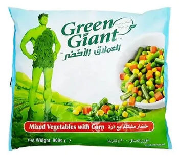 العملاق الأخضر خضروات مجمدة مشكلة مع ذرة 900جرام