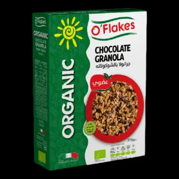 O'Flakes Organic Chocolate Granola 375G