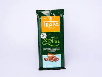 Trapa Stevia Milk Chocolate Bar 75G