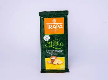 Trapa Blanco Con Stevia White Chocolate Bar 75G