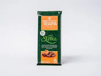 Trapa Stevia Milk & Almond Chocolate Bar 75G