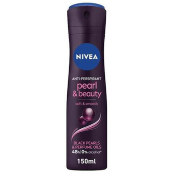 Nivea Deodorant Women Pearl & Beauty Black Pearl Extract Spray 150Ml