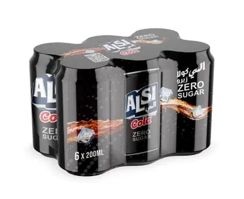 Alsi Cola Zero Sugar 6x200Ml