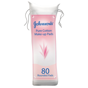 Johnson's Pure Cotton Pads 80Pieces