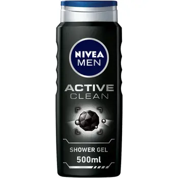 Nivea Men Active Clean Shower Wash Gel 500ml