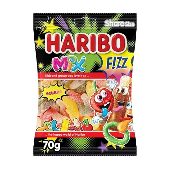 Haribo Mix Fizz Chewy Candy with Fruits  70g