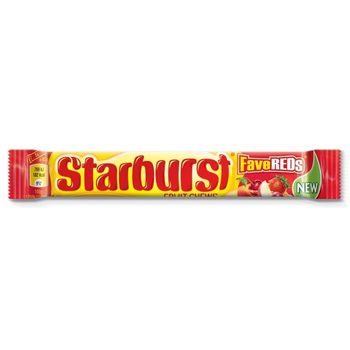 Starburst Fave Reds Fruit Chews Sweets 45 g