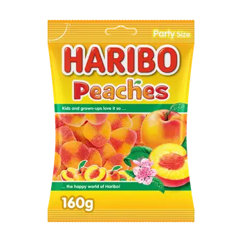 Haribo Jelly Candy Peaches Flavored 160 g