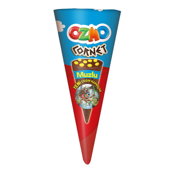 Ozmo Cornet With Hazelnut Cream 25G