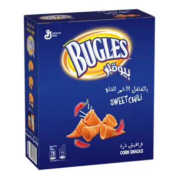 بيوقلز قراقيش ذره بالفلفل الاحمر الحلو 12×18جرام