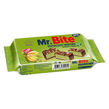 Toren %100 Real Premium Milk Chocolate Coated Wafer With Pistachio Cream 32g
