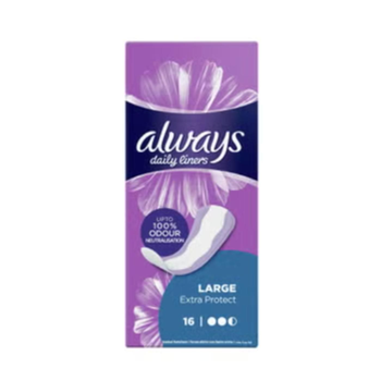 Always Daily Liners Extra Protect Long 16pieces