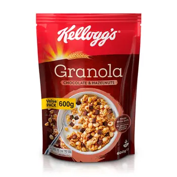 Kellogg'S Cereal Granola Chocolate With Hazelnut 600G