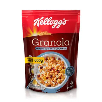 Kellogg'S Cereal Granola Mixed Fruit With Coconut 600G