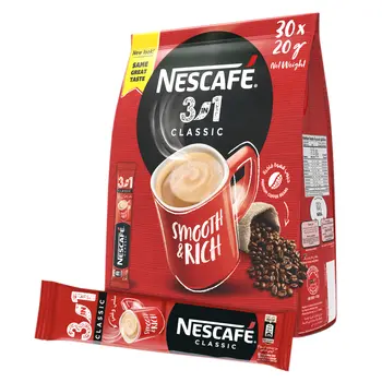 Nescafe Classic 3 In 1 Instant Coffee Mix 30 × 20g