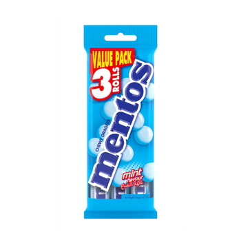 Mentos Chewy Candy Mint Flavor Triple Pack 3Pcs x 37 g