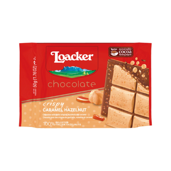 Loacker Duality Caramel & Hazelnut 50g