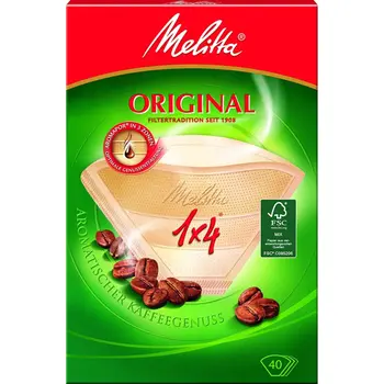 Melitta 1X4 Original Coffee Filters 40Pieces