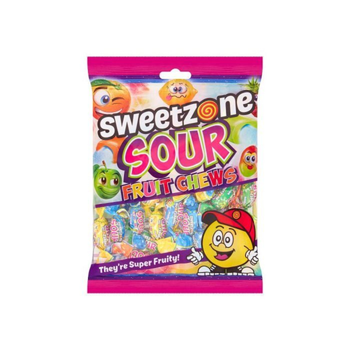 Sweetzone Sour Fruit Chews Bag 180g